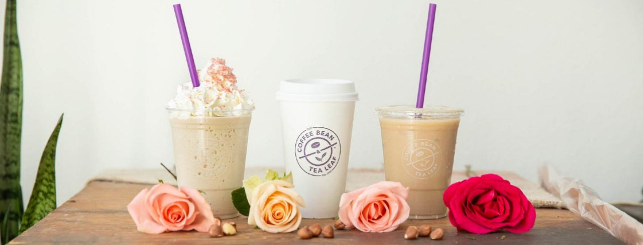 Coffee Bean Drinks and Roses