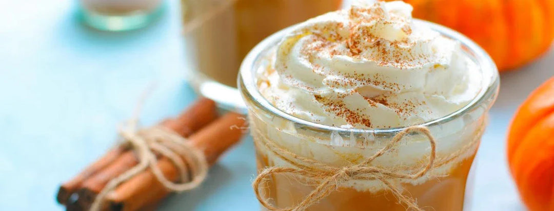 Latte with Cinnamon Sticks