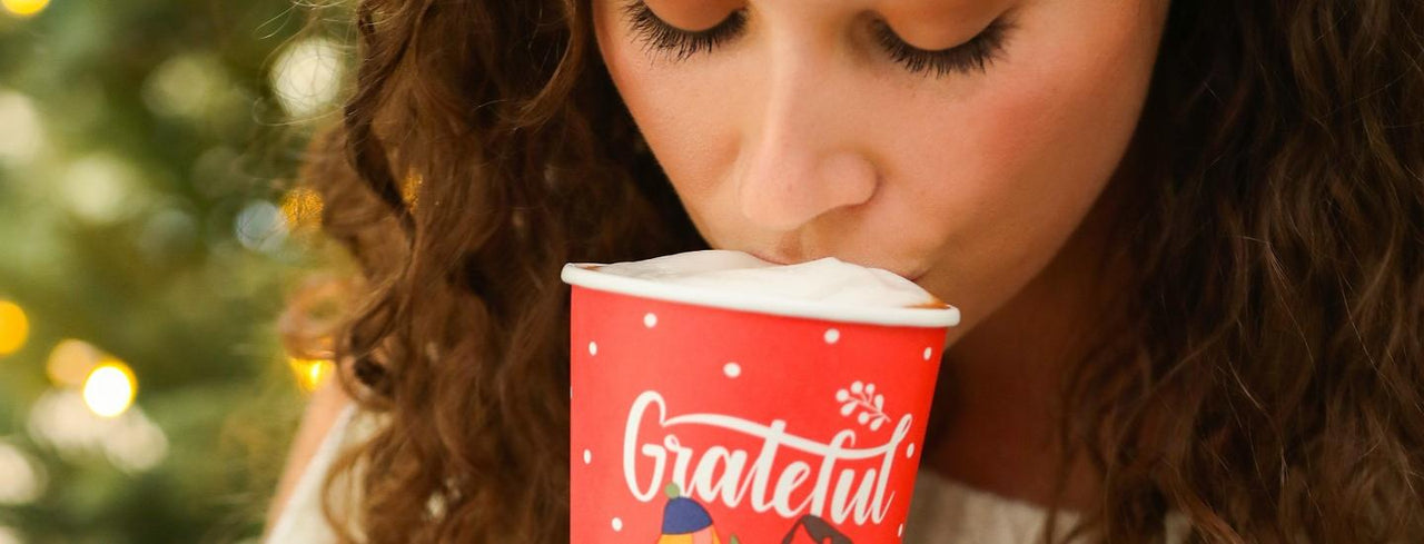 Women Drinking from Grateful Cup