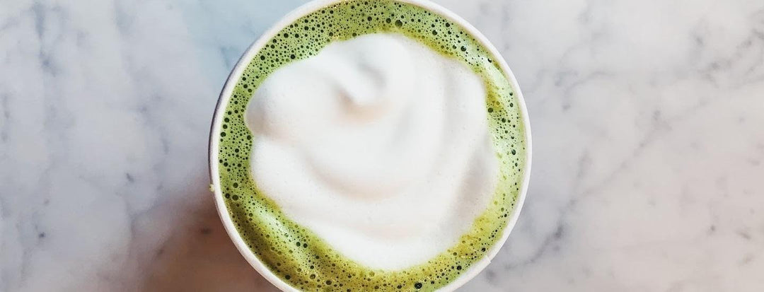Matcha Drink with Foam