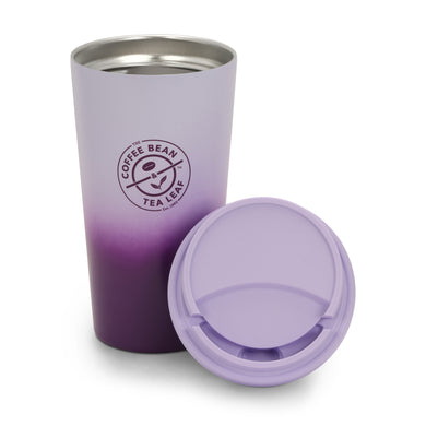 14oz Stainless Steel Tumbler w/ Push Lid (Purple Gradient)