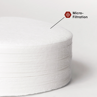 White cylindrical filter with 'Micro-Filtration' label on a white background