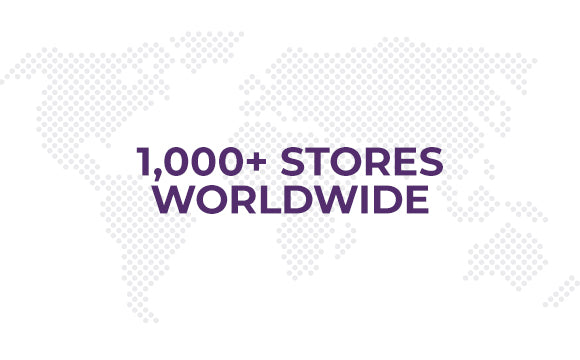 1,000+ Stores Worldwide
