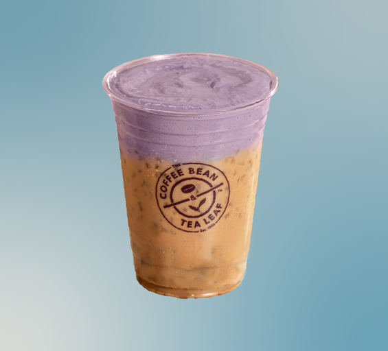 Iced Ube Coconut Cream Latte