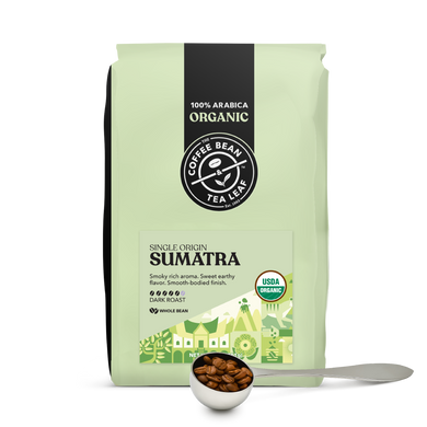 Sumatra Tea Sumatra Mandheling Organic Whole Bean Single Origin Coffee | The Coffee ...