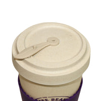 Bamboo Cup with leaf shaped silicone lid
