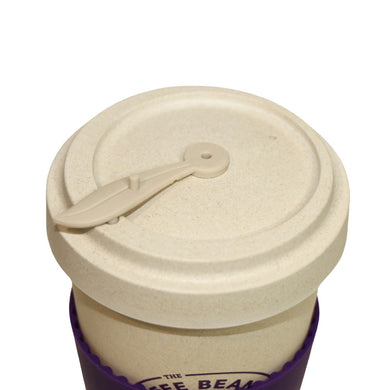 Bamboo Cup with leaf shaped silicone lid