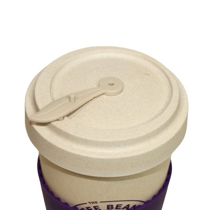 Bamboo Cup with leaf shaped silicone lid