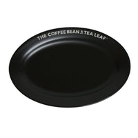 Matte Black CBTL Oval Plate 10"