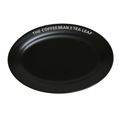 Matte Black CBTL Oval Plate 10"