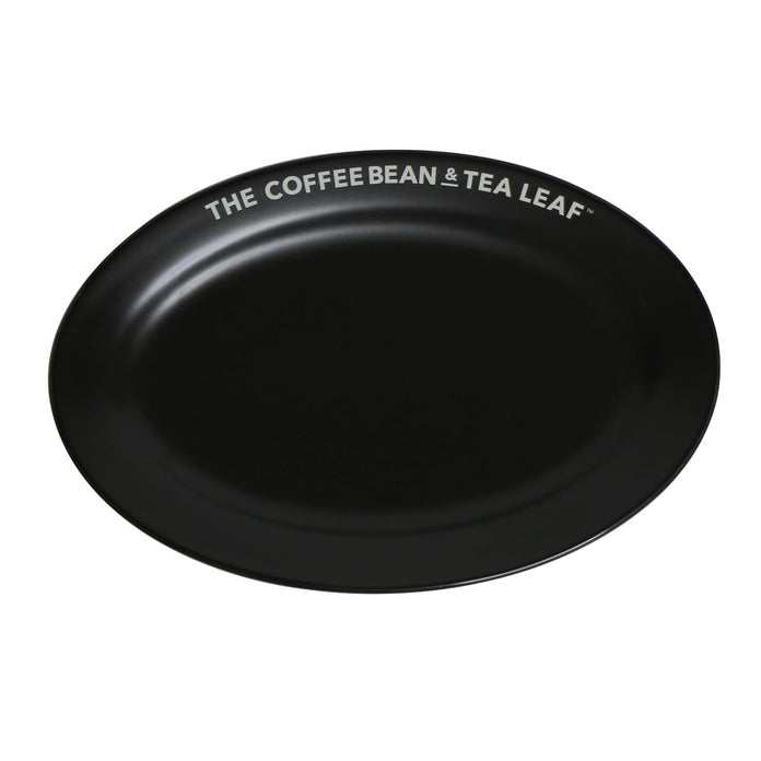 Matte Black CBTL Oval Plate 10"