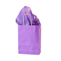 Purple Gift Bag with Handle