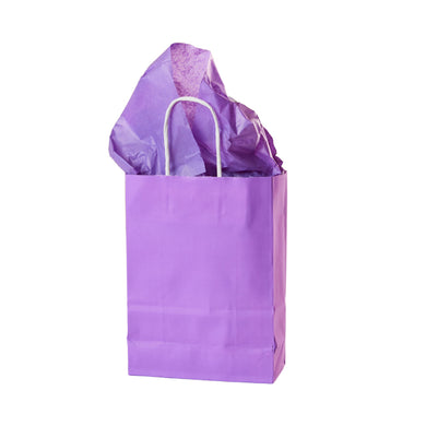 Purple Gift Bag with Handle