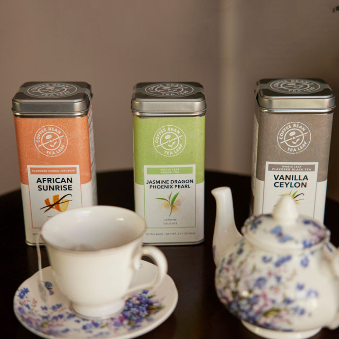 Scc Line Tea Jasmine Dragon Phoenix Pearl Green Tea Bags | The Coffee Bean & Tea ...